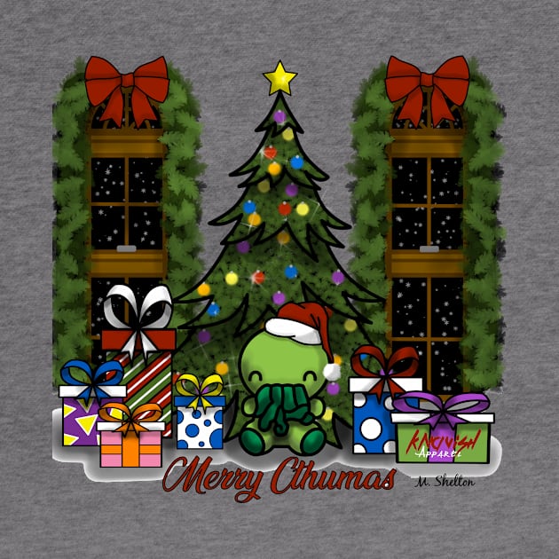 Merry Cthumas: A Cthulhu Christmas by KnavishApparel